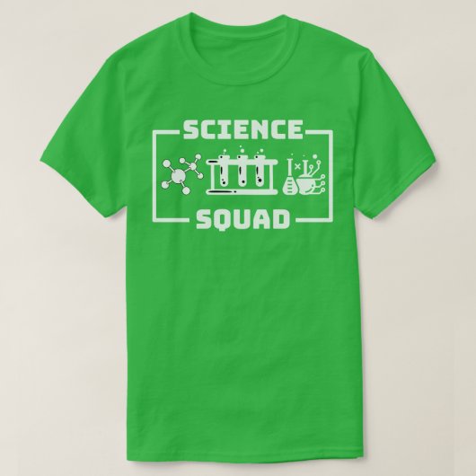 T-shirt Équipe scientifique 2 (Design devant)
