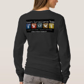 T-shirt Équipe secrète de surveillance avec l'URL (Dos)