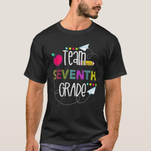 T-shirt Équipe Septième Année Première Journée Enseignant