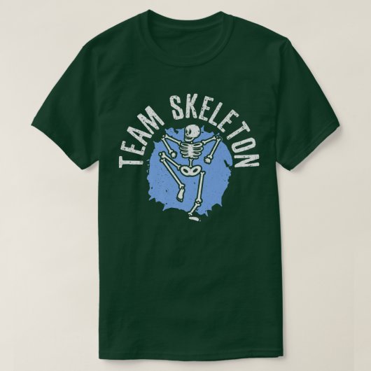 T-shirt Équipe Skeleton Technologue Radiologique (Design devant)