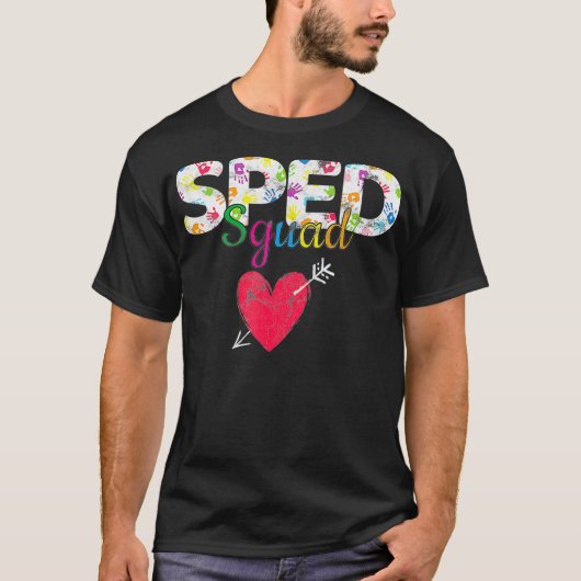 T-shirt Équipe SPED D'Éducation Spéciale (Devant)
