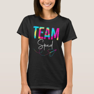 T-shirt Équipe Sped Tie Dye Enseignant Enseignement spécia