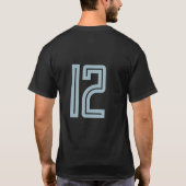T-shirt Équipe sportive de père de football moderne (Dos)