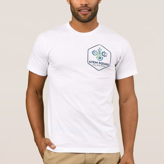 T-shirt Équipe STEM Code Construire Répéter pour Jeunes Co (Devant)