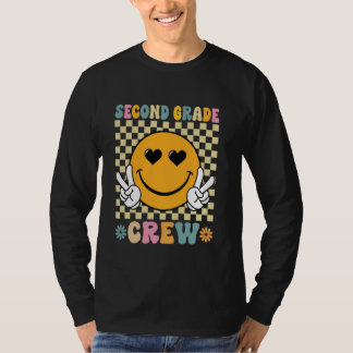 T-shirt Équipe super De Deuxième Année De Retour À L'École
