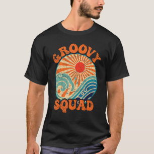 T-shirt Équipe super les années 70 Nostalgie esthétique Re