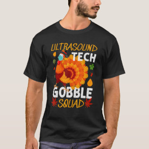 T-shirt Équipe technique ultrasonaire Gobble Turquie Thank