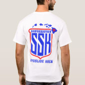 T-shirt Équipe Tee (Rouge et Bleu) (Dos)