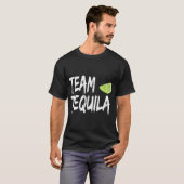 T-shirt Équipe Tequila avec chaux verte (Devant entier)