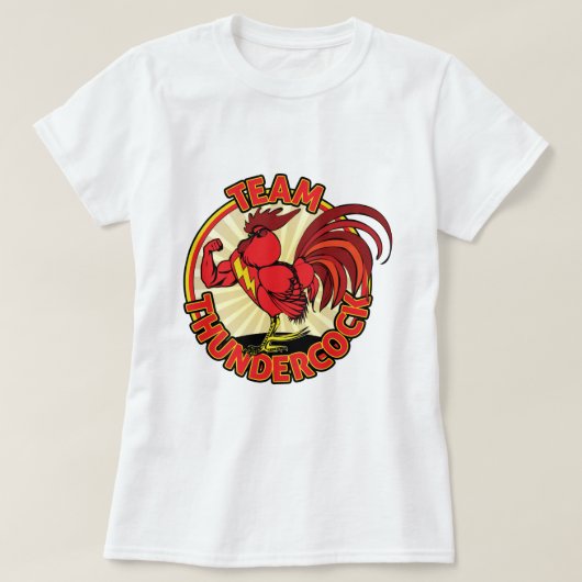 T-shirt Équipe Thundercock (Design devant)