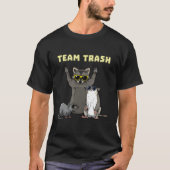 T-shirt Équipe Trash Opossum Raccoon Rat Animaux Garbage G (Devant)