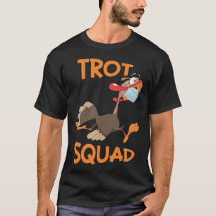 T-shirt Équipe Turkey Trot Masque Course de la fête de Th