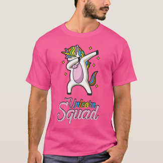 T-shirt Équipe Unicorn Avec Pose Hip hop Unicorn Dabbing
