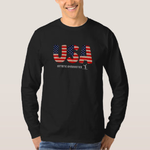 T-shirt Équipe USA 2021 Gymnastique 2021 États-Unis Drape