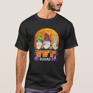 T-shirt Équipe VET Gnome Vétérinaire d'Halloween Pr corres