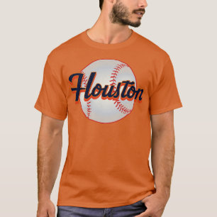 T-shirt Équipe Vintage de baseball de Houston Cadeau