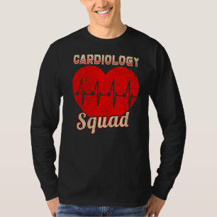 T-shirt Équipe vintage de cardiologie Cardiologie cardiova