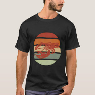 T-shirt Équipe vintage de langoustes