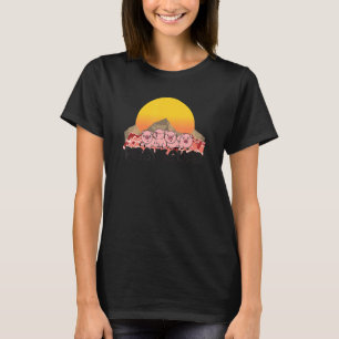 T-shirt Equipe Vintage rétro, Amoureux des animaux de ferm