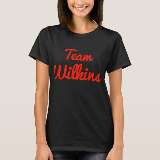 T-shirt Équipe Wilkins (Devant)