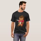 T-shirt Équipée de camping de hérisson de coco chaud de ro (Devant entier)
