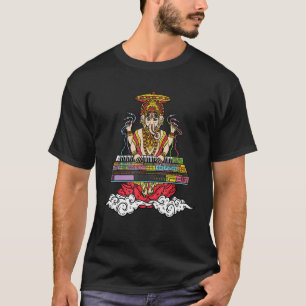 T-shirt Équipement de DJ clavier Ganesha avec synthétiseur