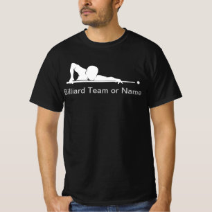 T-shirt Équipement d'équipe de ligue de billard personnali