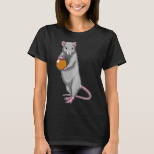 T-shirt Équipes de bowling de boule de bowling de rat