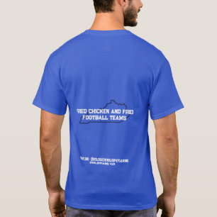 T-shirt Équipes de football et de poulet frit