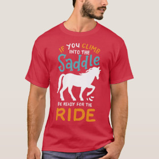 T-shirt Équitation