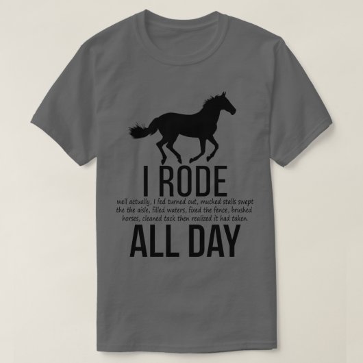T-shirt Équitation 2 (Design devant)