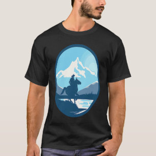 T-shirt Équitation dans les collines Premium