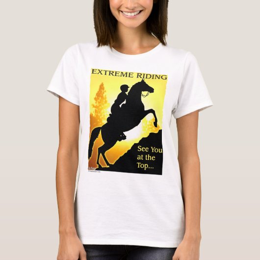 T-shirt Équitation de résistance extrême (Devant)