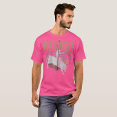 T-shirt Équitation de taureau de rodéo (Devant entier)