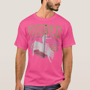 T-shirt Équitation de taureau de rodéo