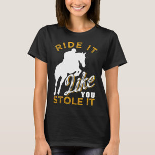 T-shirt Équitation - Drôle équitation équitation Cadeau Fe