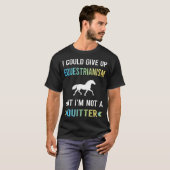 T-shirt Équitation Équitation Cheval Équitation (Devant entier)