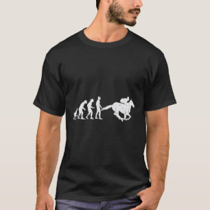 T-shirt Équitation Évolution Drôle Équitation Course Eque