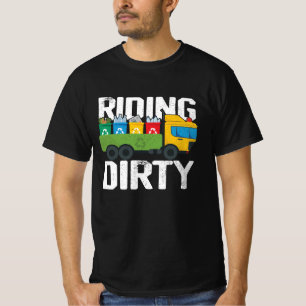 T-shirt équitation Jour des ordures Jour des ordures Truck