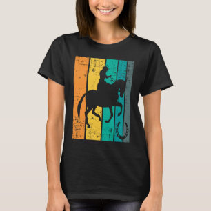 T-shirt Équitation Vintage Paddock Monter des Chevaux