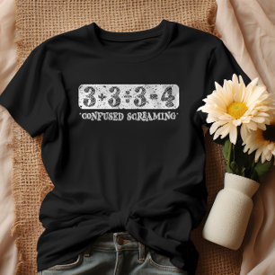 T-shirt Équivalent de soustraction de division d'addition