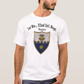 T-shirt ęr Bataillon, 22ème infanterie (Devant)