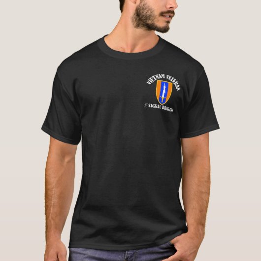 T-shirt ęr Bde de Sig - vétéran du Vietnam (Devant)