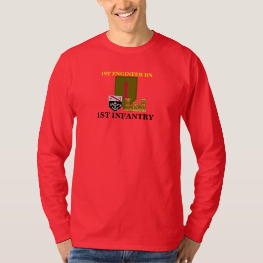 T-shirt ęr CHEMISE d'INFANTERIE de BATAILLON d'INGÉNIEUR (Devant)