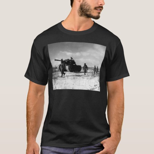T-shirt ęr Division de la Marine se déplaçant par le (Devant)