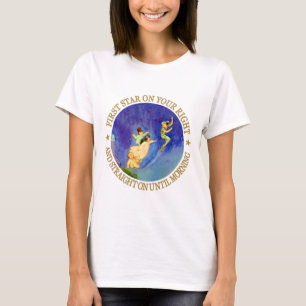 T-shirt ęr ÉTOILE SUR VOTRE DROITE, TOUT DROIT JUSQU'au