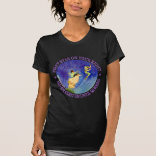 T-shirt ęr ÉTOILE SUR VOTRE DROITE, TOUT DROIT JUSQU'au