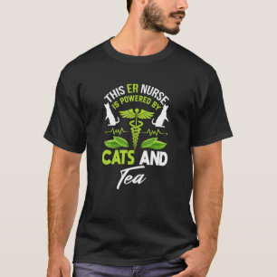 T-shirt Er Infirmière Chat Ea Urgence