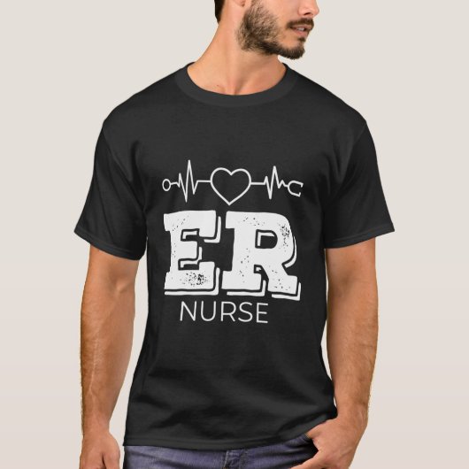 T-shirt Er Infirmière Urgence Salle Infirmière Don (Devant)