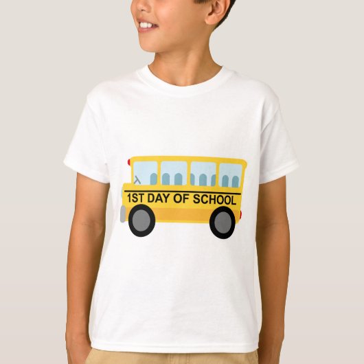 T-shirt ęr Jour de cadeau d'autobus scolaire d'école (Devant)